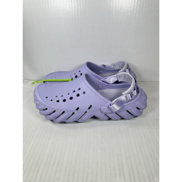 m10/w12 Crocs Echo Clog Mystic Purple Unisex Slip On Casual Sandal 207937-5BN - Picture 3 of 7